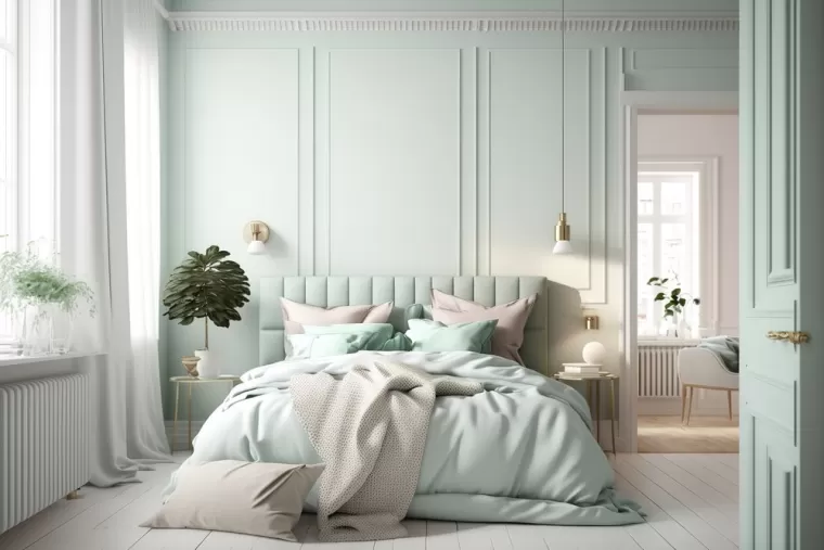 Peinture décorative de chambre, Saint-Étienne, Decomik